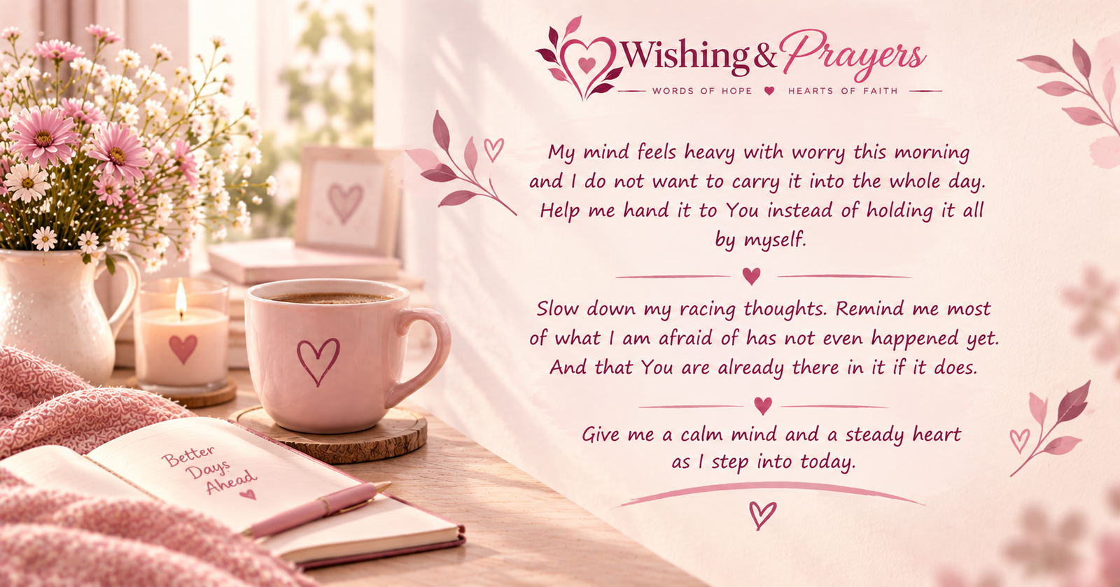 Morning Prayer When You Feel Anxious or Worried