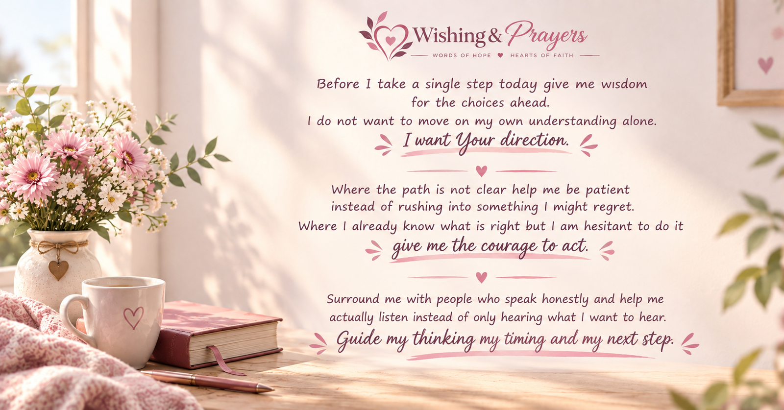 Morning Prayer for Guidance and Wisdom