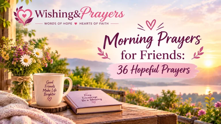 morning prayers for friends