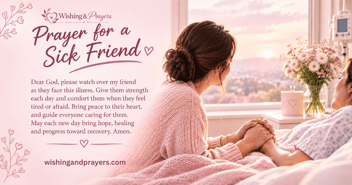 Prayer for a Sick Friend