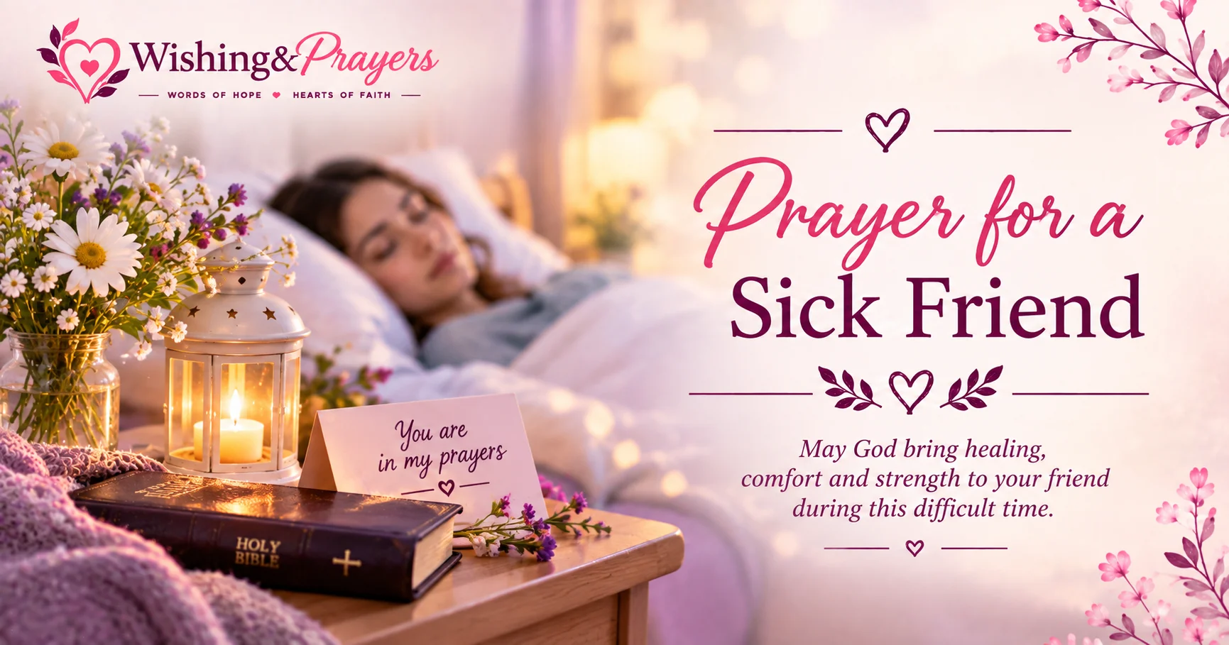 Prayer for a Sick Friend: Comfort, Strength & Hope