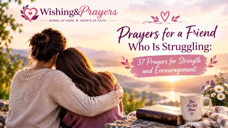 prayers for a friend struggling