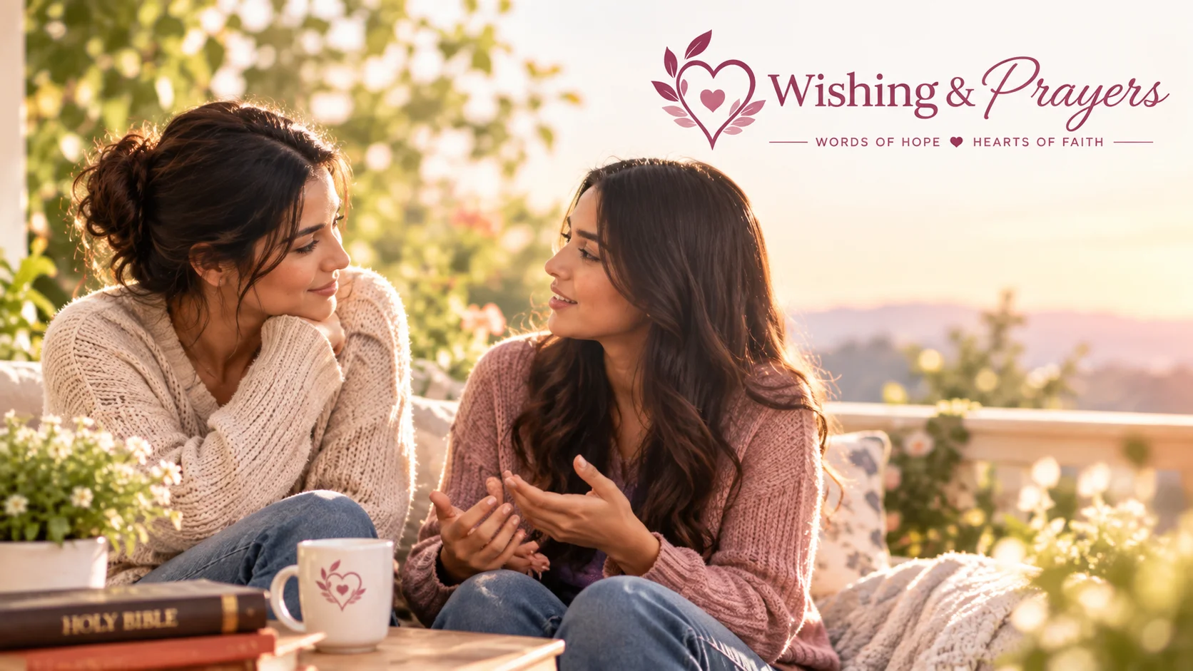  Friends talking and supporting each other during a difficult time
