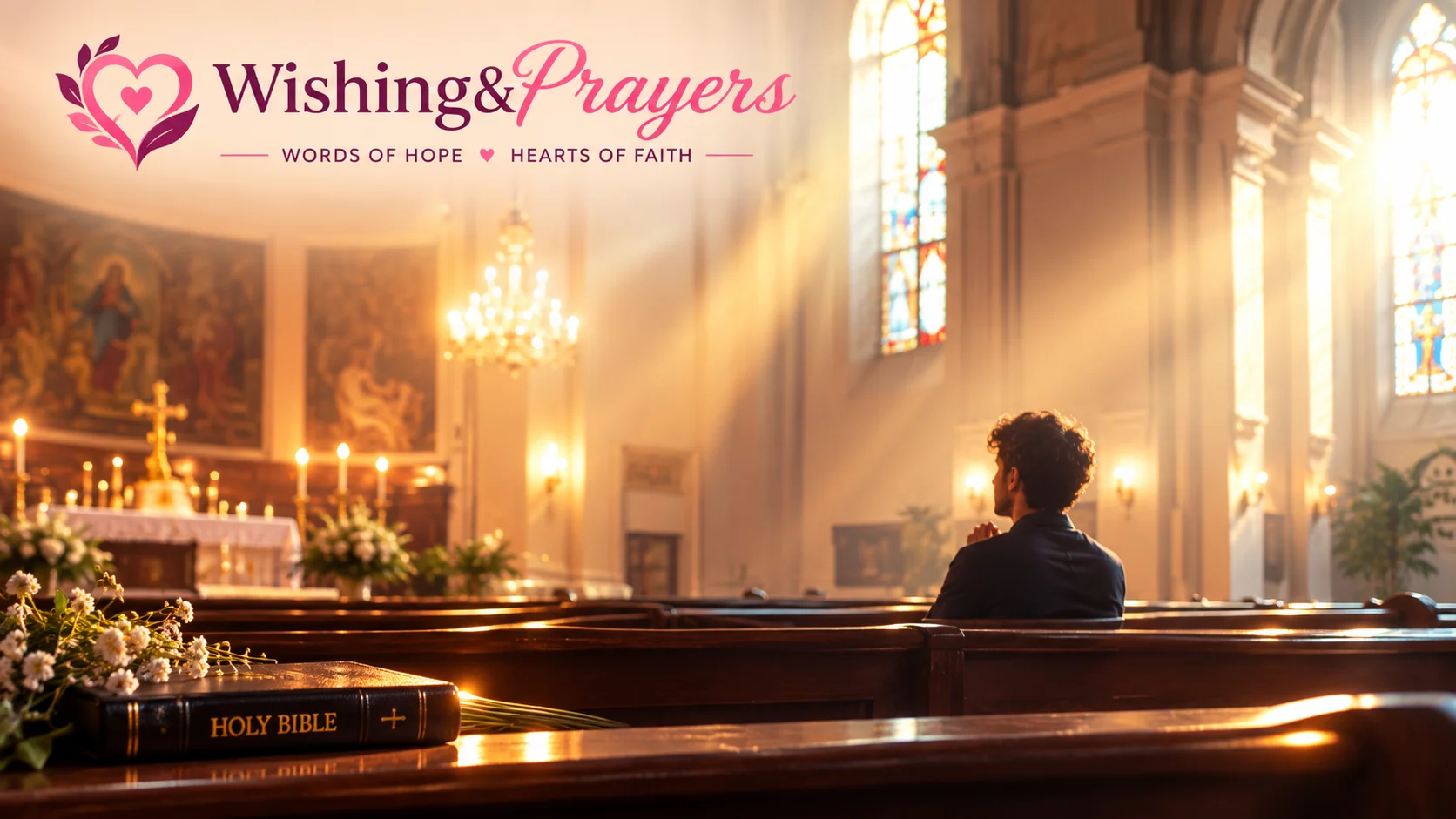Peaceful prayer for a friend seeking healing and hope